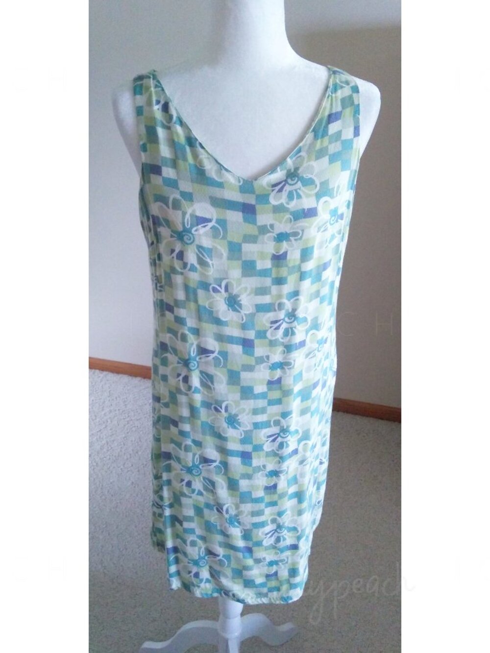 Sportif Vintage Dress Medium Resort Wear Athleisure Coastal Chic Coconut Girl - Picture 9 of 11